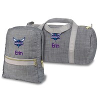 Charlotte Hornets Personalized Small Backpack and Duffle Bag Set