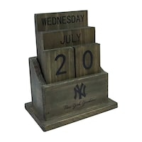 Imperial New York Yankees Team Logo Wood Block Calendar