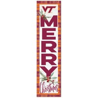 Virginia Tech Hokies 12'' x 48'' Outdoor Christmas Leaner