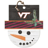Virginia Tech Hokies 18'' x 20'' Snowman Sign