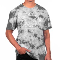 Men's Uscape Apparel Black San Jose State Spartans Black Crystal Tie-Dye T-Shirt