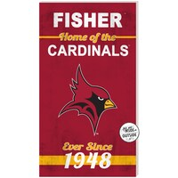 St. John Fisher Cardinals 11" x 20" Indoor/Outdoor Home Of The Sign