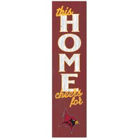 St. John Fisher Cardinals 12'' x 48'' This Home Leaning Sign