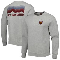 Men's Heathered Gray West Ham United Heritage Pullover Sweatshirt