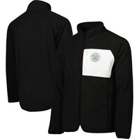 Men's Black Celtic Pile Raglan Full-Zip Jacket