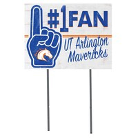 UT Arlington Mavericks 18'' x 24'' #1 Fan Yard Sign