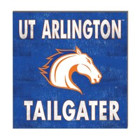 UT Arlington Mavericks 10" x 10" Team Color Tailgater Sign