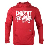 Men's Levelwear Red Detroit Red Wings Thrive Graffiti Long Sleeve Hoodie T-Shirt