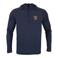 Men's Levelwear Navy Florida Panthers Zander Insignia Core Quarter-Zip Pullover Hoodie