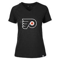 Women's Levelwear Black Philadelphia Flyers Ariya Core V-Neck T-Shirt