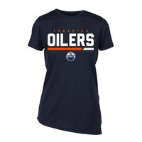 Women's Levelwear Navy Edmonton Oilers Verve Birch T-Shirt