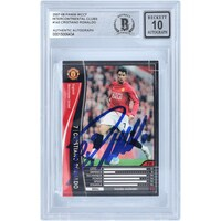 Cristiano Ronaldo Manchester United Autographed 2007-08 Panini WCCF International Clubs #143 BAS Authenticated 10 Card