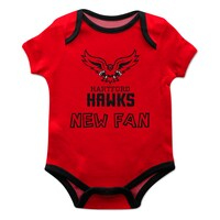 Infant Scarlet Hartford Hawks Bodysuit