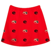 Girls Toddler Red Southern Illinois Edwardsville Cougars All Over Print Skirt