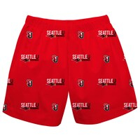 Infant Seattle Redhawks Red Pull On Shorts