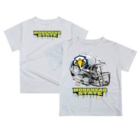 Infant White Morehead State Eagles Dripping Helmet T-Shirt