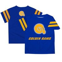 Infant Blue Albany State Golden Rams Stripes On Sleeve T-Shirt