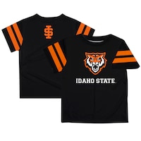 Infant Black Idaho State Bengals Stripes On Sleeve T-Shirt