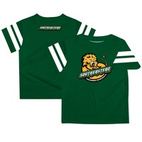 Infant Green Southeastern Louisiana Lions Stripes On Sleeve T-Shirt