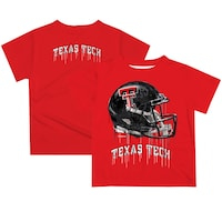 Toddler Red Texas Tech Red Raiders Team Logo Dripping Helmet T-Shirt