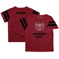 Toddler Maroon Missouri State University Bears Team Logo Stripes T-Shirt
