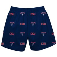 Youth Navy Columbus State Cougars Team Print Pull On Shorts