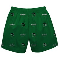 Youth Green USC Upstate Spartans Team Print Pull On Shorts