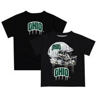 Infant Black Ohio Bobcats Dripping Helmet T-Shirt