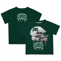 Infant Green Ohio Bobcats Dripping Helmet T-Shirt