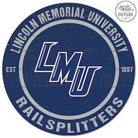Lincoln Memorial Railsplitters 20'' x 20'' Indoor/Outdoor Team Color Circle Sign