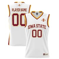 Youth GameDay Greats White Iowa State Cyclones NIL Pick-A-Player Lightweight Basketball Jersey