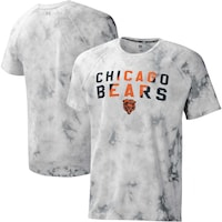 Men's MSX by Michael Strahan Gray Chicago Bears Resolution Tie-Dye Raglan T-Shirt