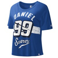 Women's Starter Royal Daniel Suarez Record Setter T-Shirt