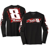 Men's Richard Childress Racing Team Collection Black Kyle Busch Extreme Long Sleeve T-Shirt