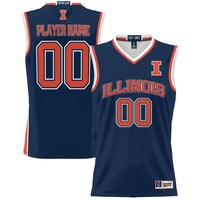 Youth GameDay Greats Navy Illinois Fighting Illini NIL Pick-A-Player Men's Lightweight Basketball Jersey