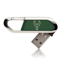 Milwaukee Bucks Solid Design 32GB Clip USB Flash Drive