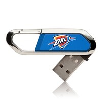 Oklahoma City Thunder Solid Design 32GB Clip USB Flash Drive