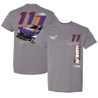 Men's Joe Gibbs Racing Team Collection Heather Gray Denny Hamlin Car T-Shirt