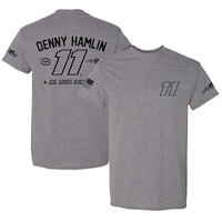 Men's Joe Gibbs Racing Team Collection Heather Gray Denny Hamlin Lifestyle T-Shirt