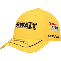 Men's Joe Gibbs Racing Team Collection Yellow Christopher Bell Sponsor Uniform Adjustable Hat