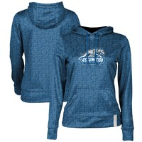 Women's ProSphere  Blue Assumption Greyhounds Cross Country Name Drop Pullover Hoodie