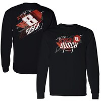 Men's Richard Childress Racing Team Collection Black Kyle Busch Splitter Long Sleeve T-Shirt