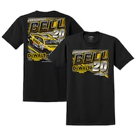 Men's Joe Gibbs Racing Team Collection Black Christopher Bell 2023 #20 DeWalt T-Shirt