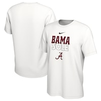 Nike  White Alabama Crimson Tide 2023 On Court Bench T-Shirt