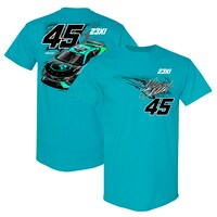Men's 23XI Racing Turquoise Tyler Reddick MoneyLion Car T-Shirt
