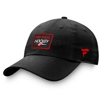 Men's Fanatics Branded  Black Detroit Red Wings Authentic Pro Prime Adjustable Hat