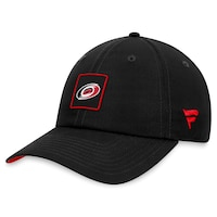 Men's Fanatics Branded  Black Carolina Hurricanes Authentic Pro Rink Adjustable Hat