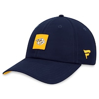 Men's Fanatics Branded  Navy Nashville Predators Authentic Pro Rink Adjustable Hat