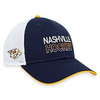 Men's Fanatics Branded  Navy Nashville Predators Authentic Pro Rink Trucker Adjustable Hat