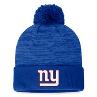 Men's Fanatics Branded Royal New York Giants Defender Cuffed Knit Hat with Pom